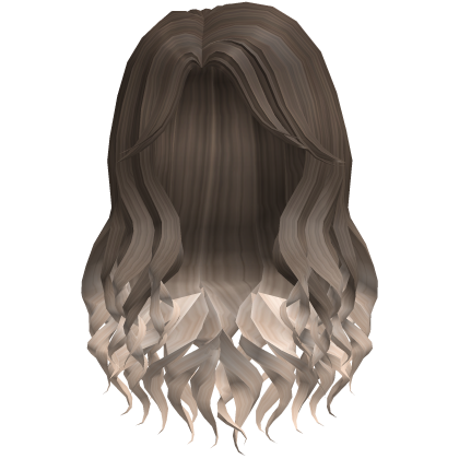 Long Curled Sidepart Hair in 2016 Ombre Balayage Roblox item