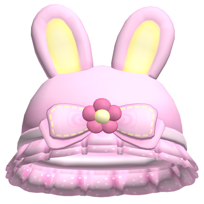 ♡ pink mezzo piano bunny bucket hat