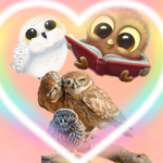 Cute owl friends