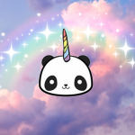 Rainbow panda fam