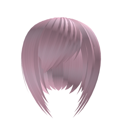 short bob w/ side bangs in pink Roblox item