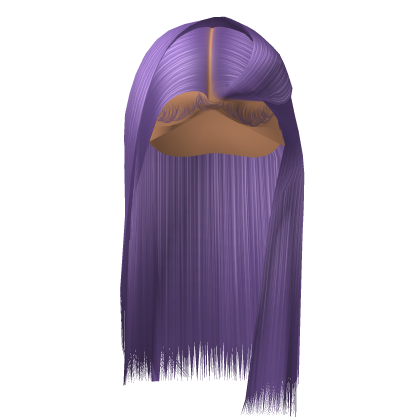 Straight Middle Part Flip Over | Lavender