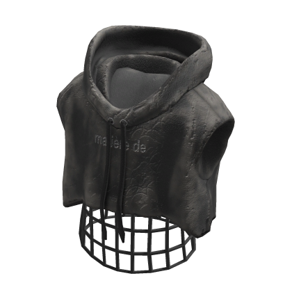 Daeye - Wired Croptop Hoodie Grey thumbnail