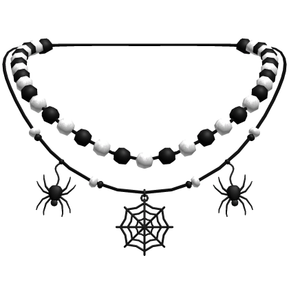 Y2K Layered Spider Necklace 🕸️