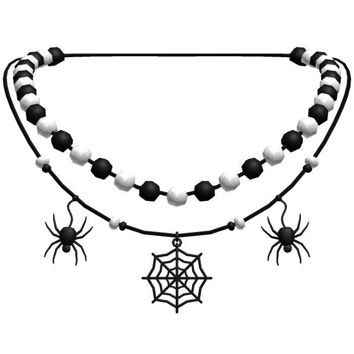 Y2K Layered Spider Necklace 🕸️