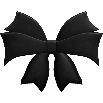 Large Goth Black Bow [Back] Roblox item