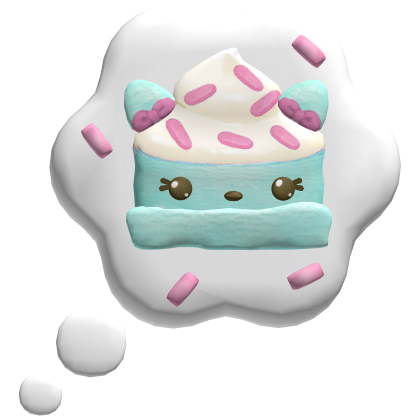 ꒰nomnom thinking bubble in teal