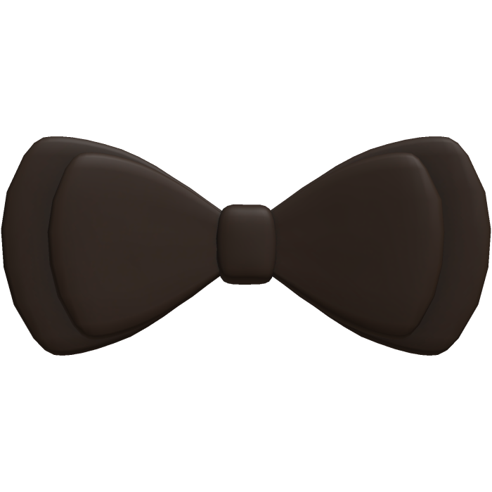 brown bow tie