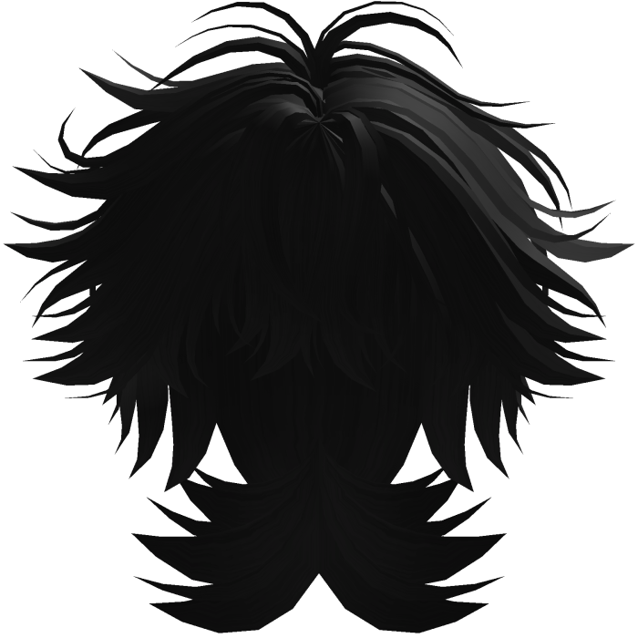 Cute Y2K black Emo Hair