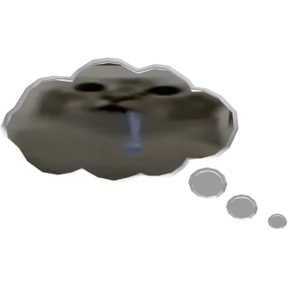im thinking of a drooling cat meme | Roblox Item - Rolimon's