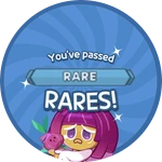 Congratulations! You have passed the Rares.