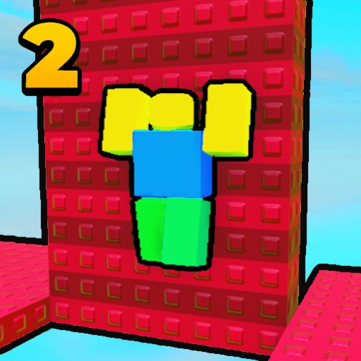 Easy To Hard Wall Hop Obby 2 official Roblox game thumbnail