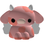 Pink Angel Cow ♡