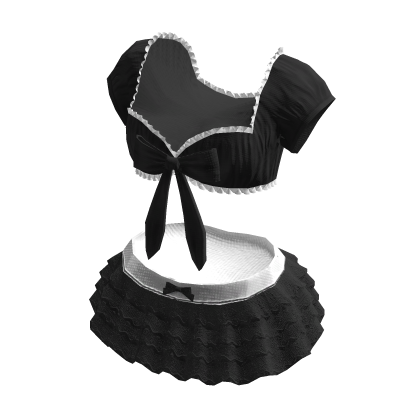 🍀Cute Lace Bikini (Black/White)
