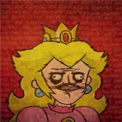 Princess Peach Meme Roblox decal