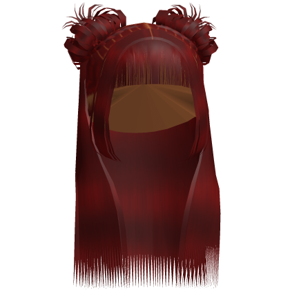 Braided Bun Bussdown Red Roblox item