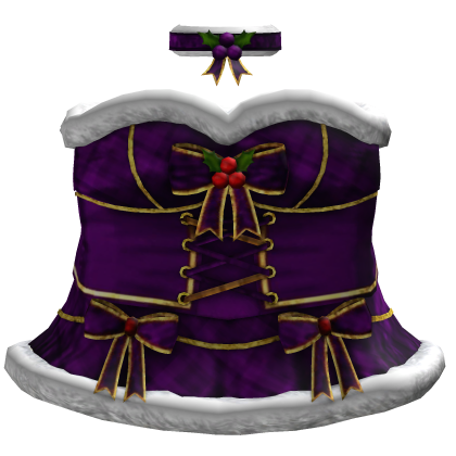Purple Valk Christmas Dress