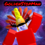 Golden Stop Man