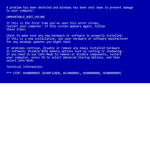 THE Blue screen 18th