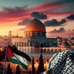 Palestinian supporters
