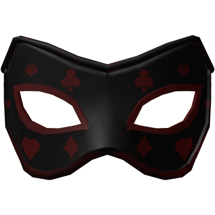 Black and Red Masquerade Party Mask