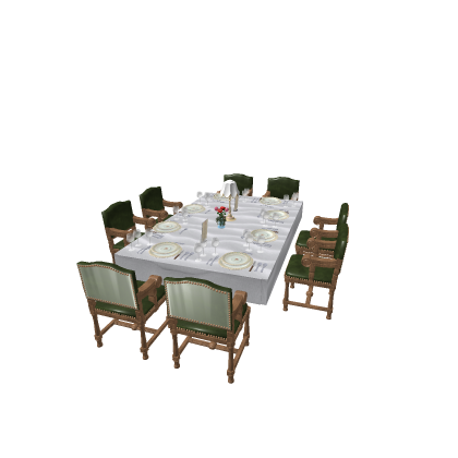 Large titanic dining table