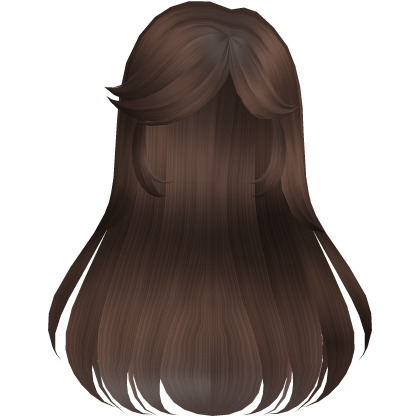 Brown Emo Cute Long Moe Hair