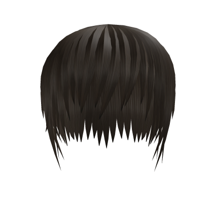 brown emo anime boy hair Roblox item