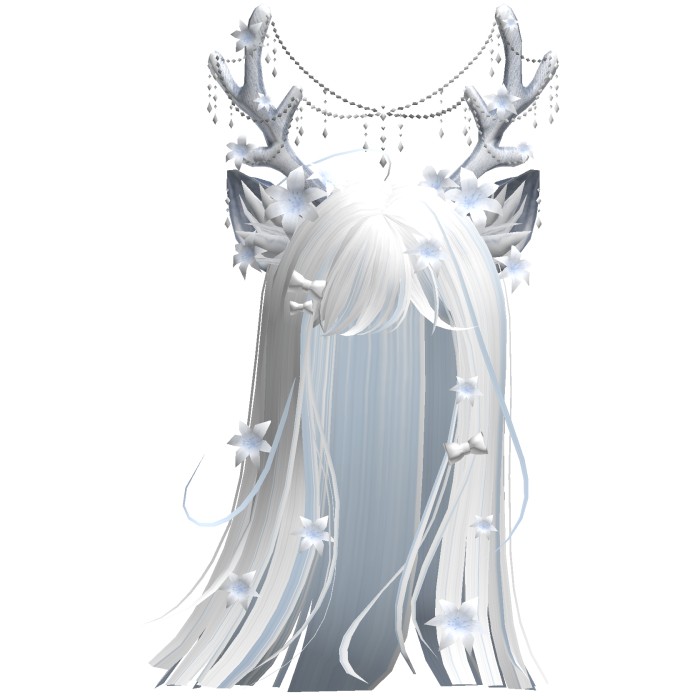 Ethereal Christmas Fairy Fawn Hair w/ Antlers