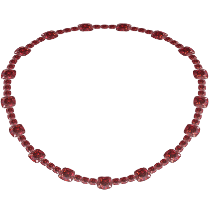 Ruby Blossom Necklace