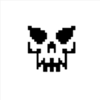 skeleton face Roblox decal