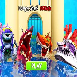 HUNGRY SHARK PRISON RUN! (Obby)