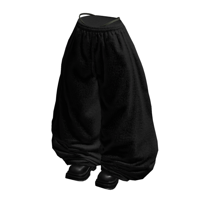 Fade Balloon Sweatpants (Black Khaki)
