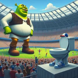 skibidi penales del mundo shrek