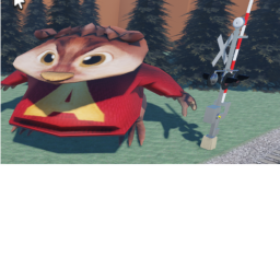 alvin meets a railroad crossing