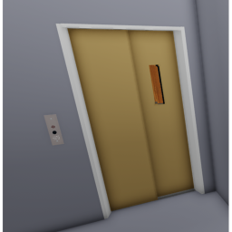 one elevator...