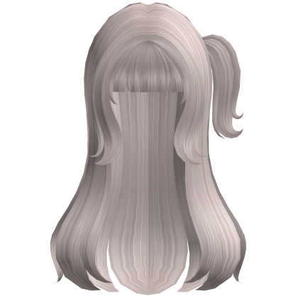ʚ kawaii hime cutecore side ponytail doll hair ash Roblox item