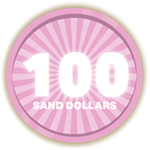 100 Sand Dollars Obtained