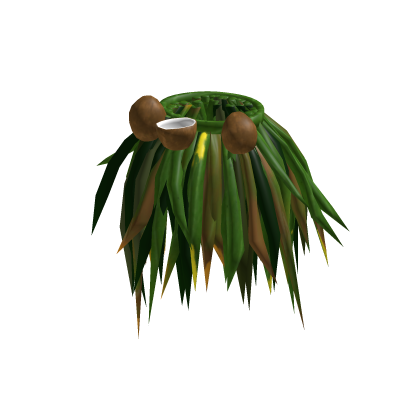 Green Hawaiian Grass Skirt Roblox
