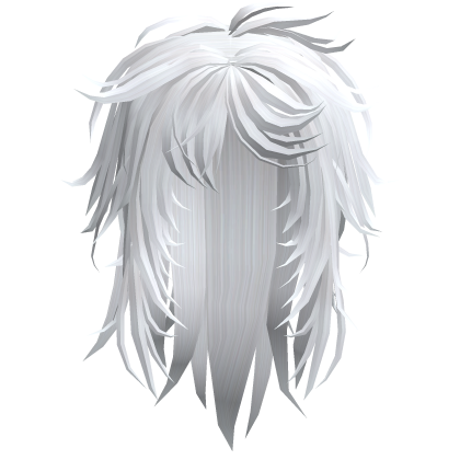 Vkei Long Messy Razor Cut Hair (White)