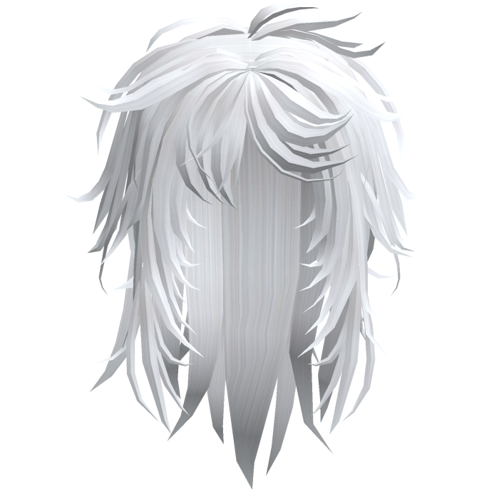 Vkei Long Messy Razor Cut Hair (White)