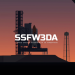 Space Shuttle Flights with 3D Atmosphere