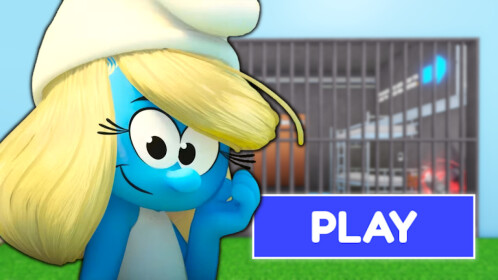 💙SMURFETTE'S PRISON RUN! (OBBY)🔥