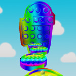 Escape Pop It Rainbow Obby Parkour! [EASY]