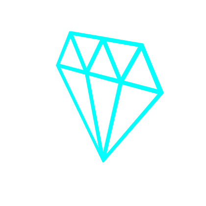 [NEW!] Neon light diamon wall decor Decoration Sig
