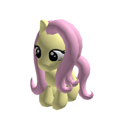 ♡ cute yellow pink pony plushie (holdable)