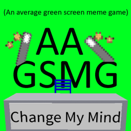 An average green screen meme game