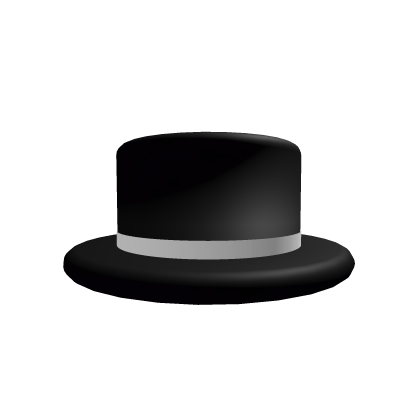 Shiny Black Banded Top Hat Roblox item