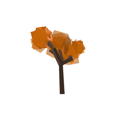 Orange Glowing Tree (ANIMATED)