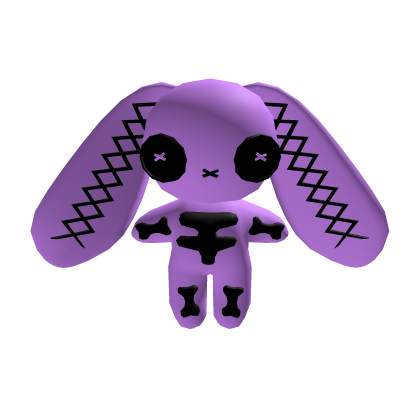 Cute Purple Bunny Skeleton thumbnail
